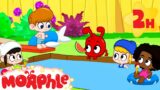 A Pool in the Backyard | Fun Animal Cartoons | @MorphleTV  | Learning for Kids