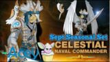 ~AQW~ Celestial Naval Commander | Sept Seasonal Set | AQW Sept 2022