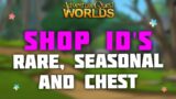 AQW | WORKING AND NEW SHOP ID'S IN AUGUST 2022 [ RARE, SEASONAL, CHEST AND MORE ]