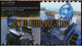ARK MOBILE || TIPS ||HOW TO BUILD DOC'S RAFT.