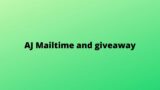 Aj Mailtime and Giveaway Short wrist every 10! (Next 120)