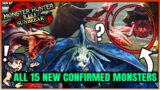 All 15 New Confirmed Monsters in Sunbreak + 4 Likely to Return – Monster Hunter Rise Sunbreak!