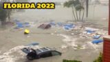 Apocalyptic footage of hurricane Ian in Florida! Storm surge, flooding, extreme winds…