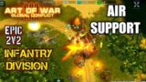 Art Of War 3 Epic 2v2 – Infantry Rush! & Air Support