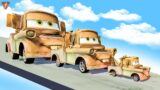 BIG & SMALL TOW MATER vs DOWN OF DEATH ! BeamNG Drive Battle #beamngdrive