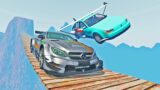 BeamNG Drive | Flying Car | Mercedes AMG Race V10 | Bridge of Death