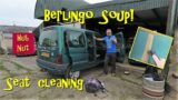 Berlingo Soup! Seat cleaning, Human Grime (grim!)