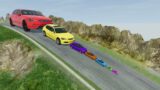 Big & Small Cars vs DOWN OF DEATH – BeamNG Drive Videos