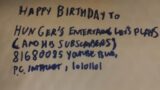 Birthday Mail Time 2022