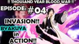 Bleach Ep 04: ETO NA!! Byakuya Lalaban Na!! | Thousand Year Blood War
