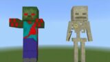 Blood Zombie Titan VS Sand Skeleton Titan – Minecraft PE Mobs Battle EP.76