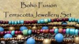 Boho Fusion Terracotta Jewellery set | Fun, Chic & Stylish #paintedearthbyneha #terracottajewellery