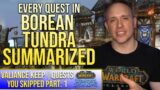 Borean Tundra: Part 1 | Wrath quest lore you SKIPPED reading in wow