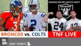 Broncos vs. Colts Live Streaming Scoreboard, Amazon Prime Video NFL Week 5 TNF | Raiders Report