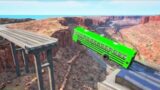Bus vs Leap Of Death Jumps | BeamNG Drive | BeamNG Storm