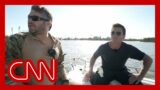 CNN reporter rides along Sanibel Island saving stranded civilians