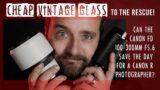 Canon FD 100-300 F5.6 | CHEAP VINTAGE GLASS To the Rescue +SAVES  CANON R PHOTOG'S SHOOT