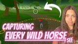 Capturing EVERY wild horse I see because I am BROKE!! Wild Horse Island's | ROBLOX