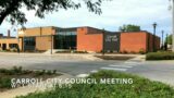 Carroll City Council Meeting – October 24, 2022
