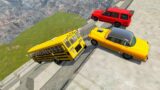 Cars Vs Death Fall – BeamNG.Drive Epic High Jump Crashes
