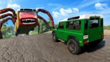 Cars vs DOWN OF DEATH with BUS EATER & HOUSE HEAD in BeamNG.Drive
