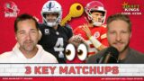 Chiefs vs. Raiders 3 KEY MATCHUPS to Watch For