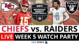 Chiefs vs. Raiders Live Streaming Scoreboard, FREE Play-By-Play, Highlights & Stats | NFL Week 5 MNF