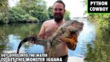 Client Becomes Florida Man By Wrestling Monster Iguana Off The Bottom Of A Deep Canal