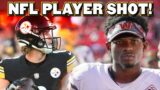 Commanders Running Back Shot Multiple Times & Steelers Yet to Name Starting QB