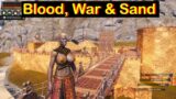 Conan exiles Blood War and Sand necromancer with zombies visit grey pools Wolfe vault busty