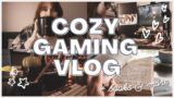 Cozy Gaming + Reading Vlog | Preparing for Fall and Cozy Season
