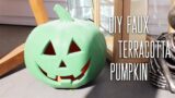 DIY | Faux Terracotta Pumpkin