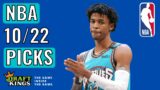 DRAFTKINGS NBA ANALYSIS (10/22) | DFS PICKS
