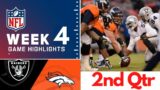Denver Broncos vs. Las Vegas Raiders Full Game Highlights 2nd Qtr | NFL Week 4, 2022
