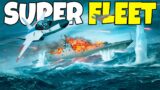 Destroying an Entire MEGA-FLEET in NEW Naval Warfare Simulator!