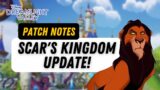 Dreamlight Valley Scar's Kingdom Update Patch Notes