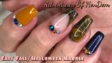 Easy Fall/Halloween Marble | Adventures Of NonDom