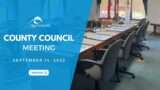 Elgin County Council Meeting – September 14, 2022