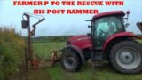 FARMER P TO THE RESCUE WITH HIS POST RAMMER