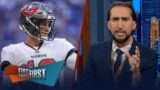 FIRST THINGS FIRST | "Tom Brady dynasty is DONE" Nick Wright reacts to Buccaneers fall to Steelers