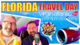 FLORIDA TRAVEL DAY Virgin Atlantic Premium Economy | London Heathrow Disney World & Universal vlog