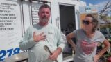 Florida Food Truck Serving Seafood on Stringfellow Rd after Hurricane Ian