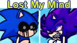 Friday Night Funkin' Lost my Mind – Sonic Vs. Xain FULL WEEK (FNF Mod/Hard) (Sonic.EXE/Fleetway)