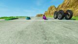 Funny Cars vs DOWN OF DEATH – BeamNG.drive