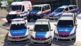 GTA 5 – Stealing AUSTRIAN POLICE DEPARTMENT Vehicles with Franklin! | (Real Life Cars) #153