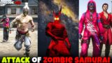 GTA X FREEFIRE: RED CRIMINAL VS GOLDEN ROAR – REVENGE OF ZOMBIE SAMURAI
