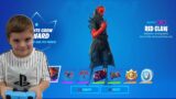 Giving My 9 Year Old Kid NEW Fortnite Crew Pack Skin RED CLAW With 1000 FREE Fortnite V-Bucks & MORE