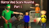 Gulli Bulli In Shapit Hospital Part 1 | Hospital Horror Story Short Film || Scary Toons ||Mjh