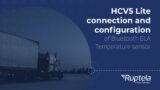 HCV5 Lite connection and configuration of Bluetooth ELA Temperature sensor