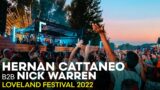 HERNAN CATTANEO b2b NICK WARREN at Loveland Festival 2022